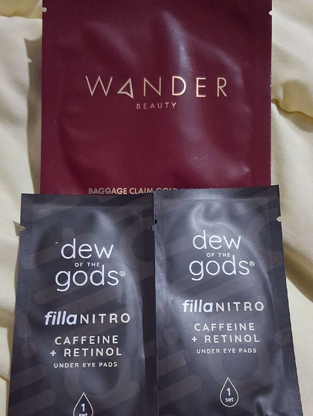 FillaNitro Caffeine + Retinol Under Eye Pads - Dark Gray
